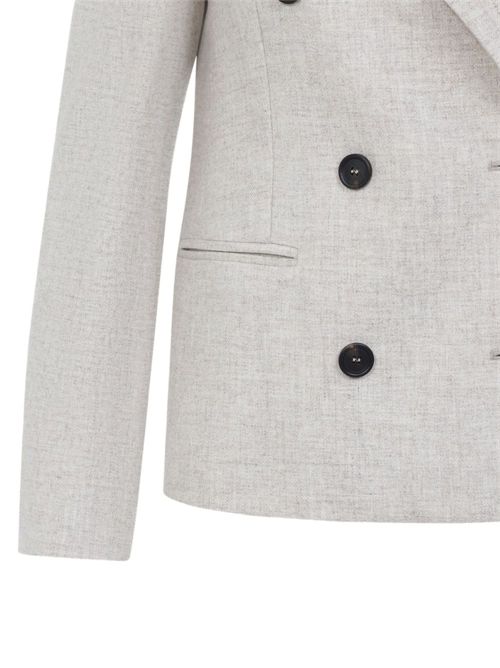 Wool and Cashmere Blazer BRUNELLO CUCINELLI | MB1627414C012